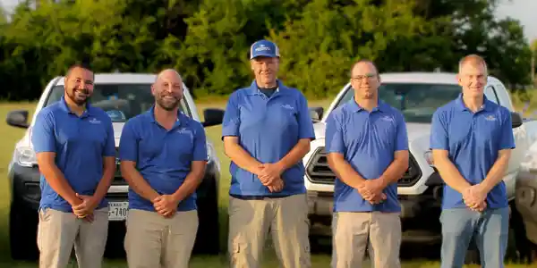 Photo the Richardson pool service field supervisor team.